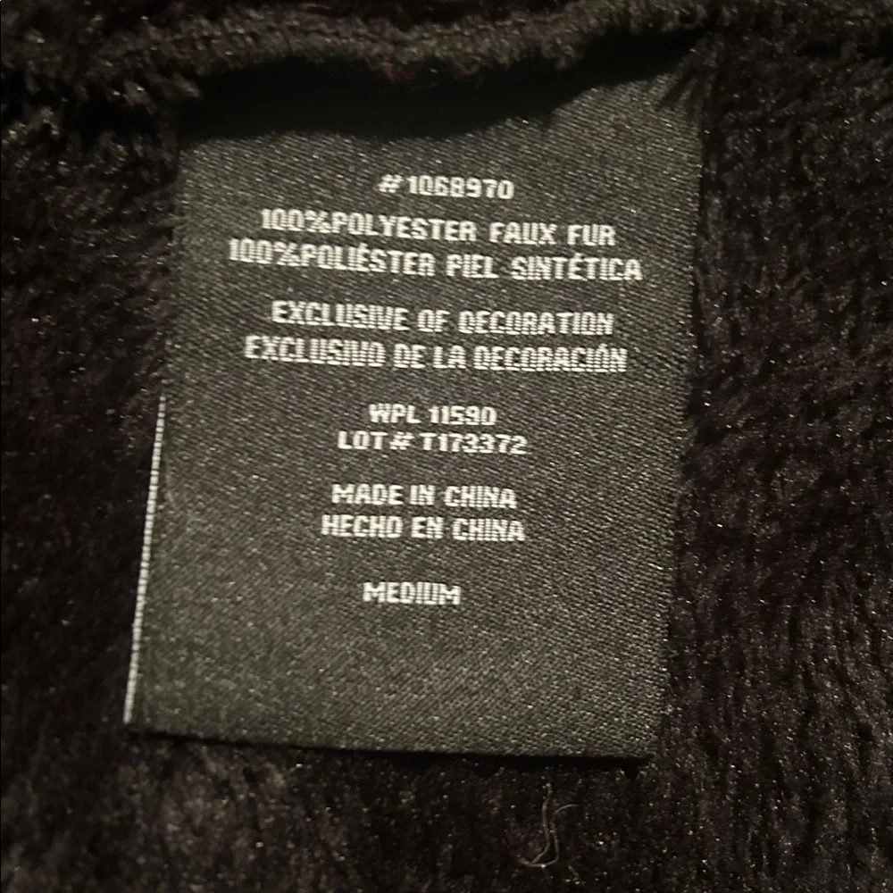 32 Degrees Heat full zip up‎ Black Plush Jacket Size M - Picture 9 of 10